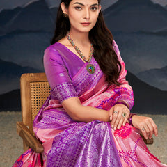 Opulent Handloom Silk Creation