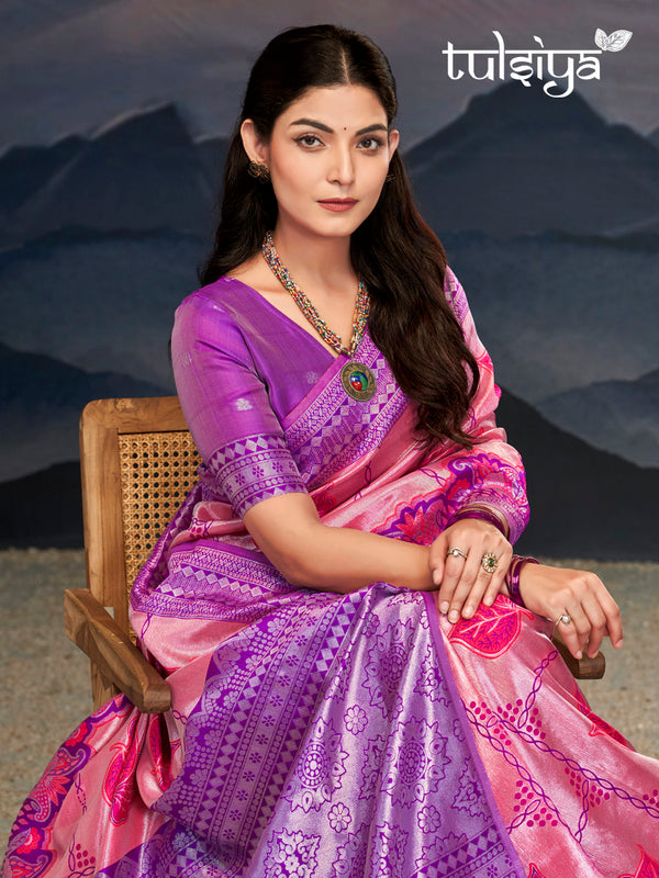 Opulent Handloom Silk Creation