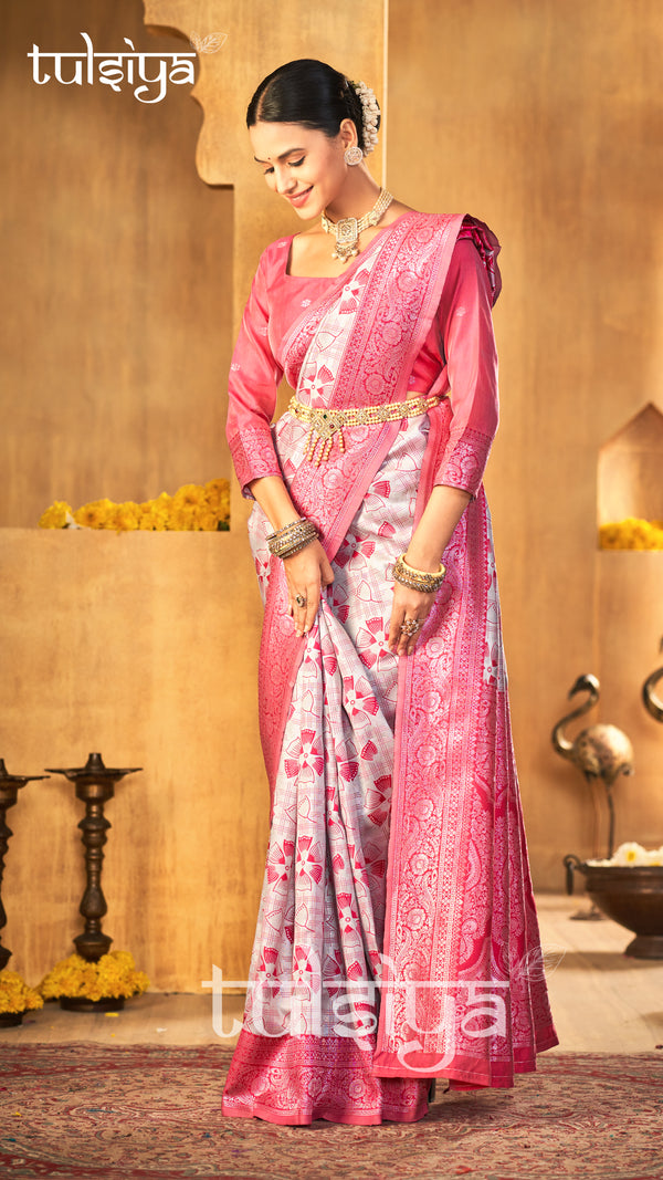 Handwoven Pink Treasure Silk
