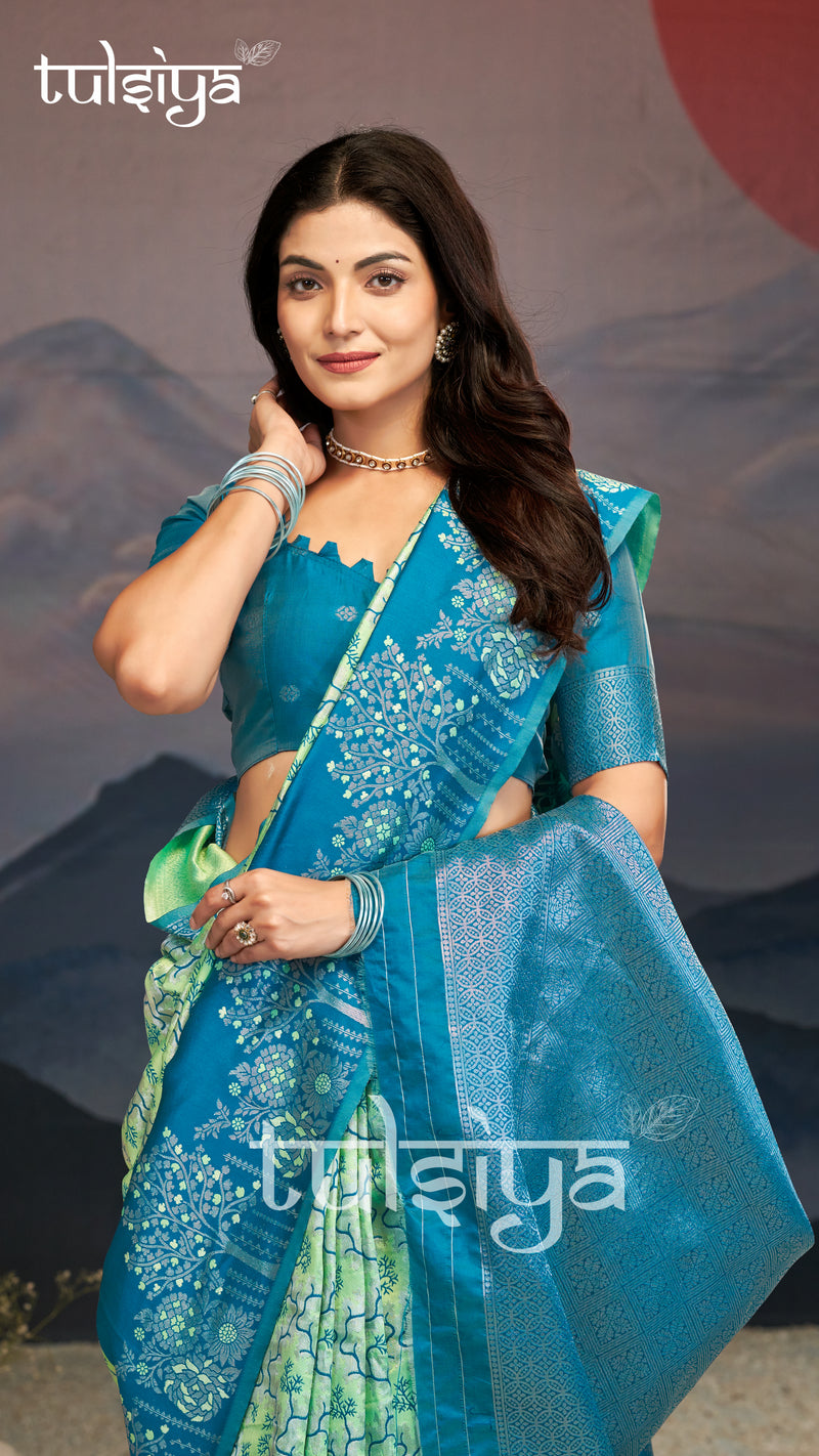 Vibrant South Silk Premium Weave Saree