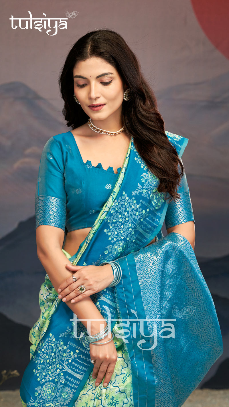 Vibrant South Silk Premium Weave Saree