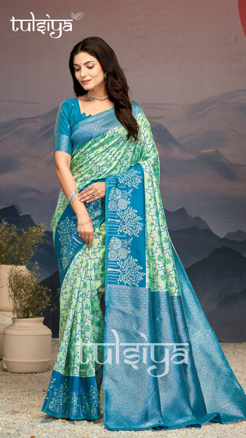 Vibrant South Silk Premium Weave Saree