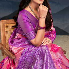 Opulent Handloom Silk Creation
