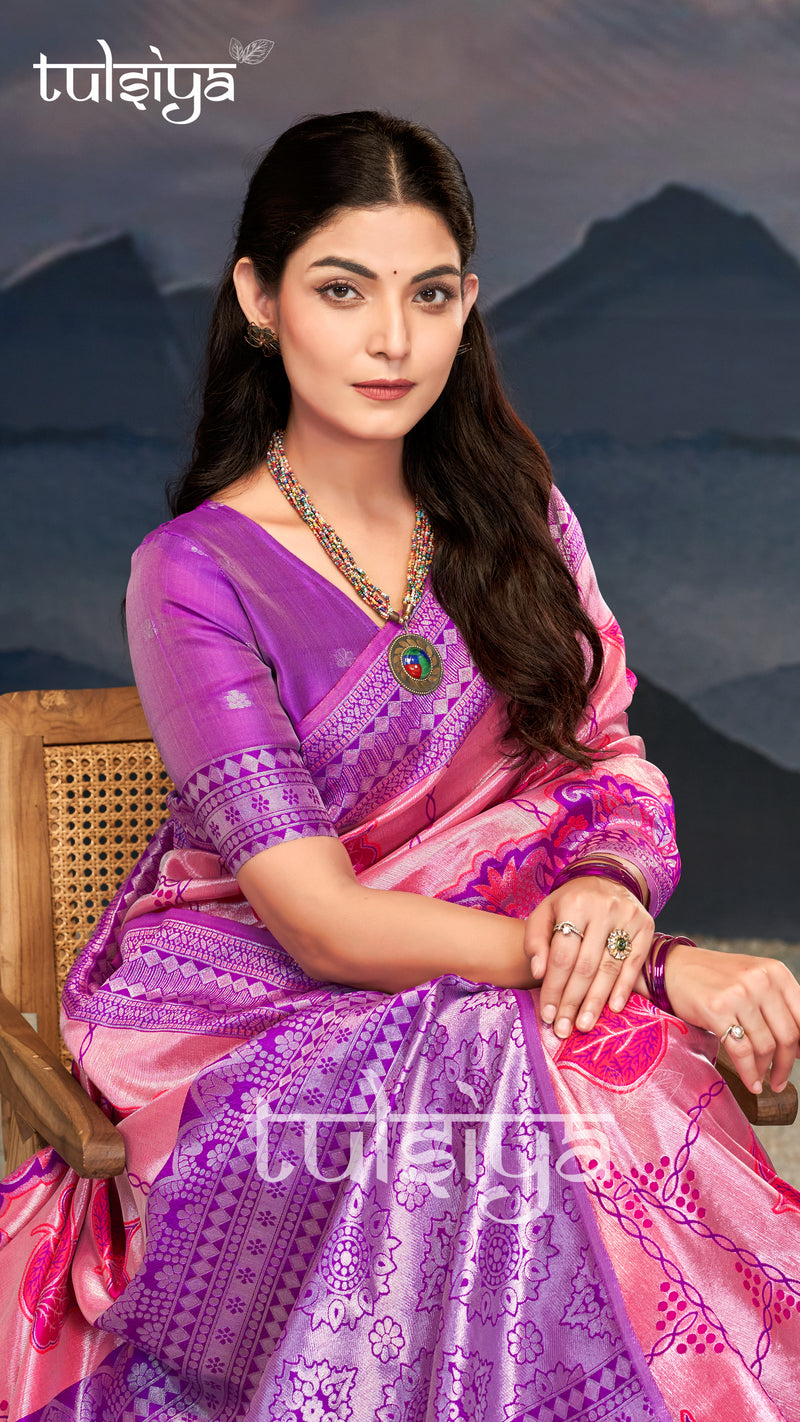 Opulent Handloom Silk Creation