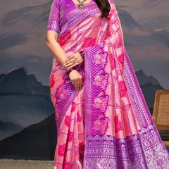 Opulent Handloom Silk Creation