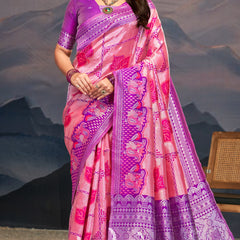Opulent Handloom Silk Creation