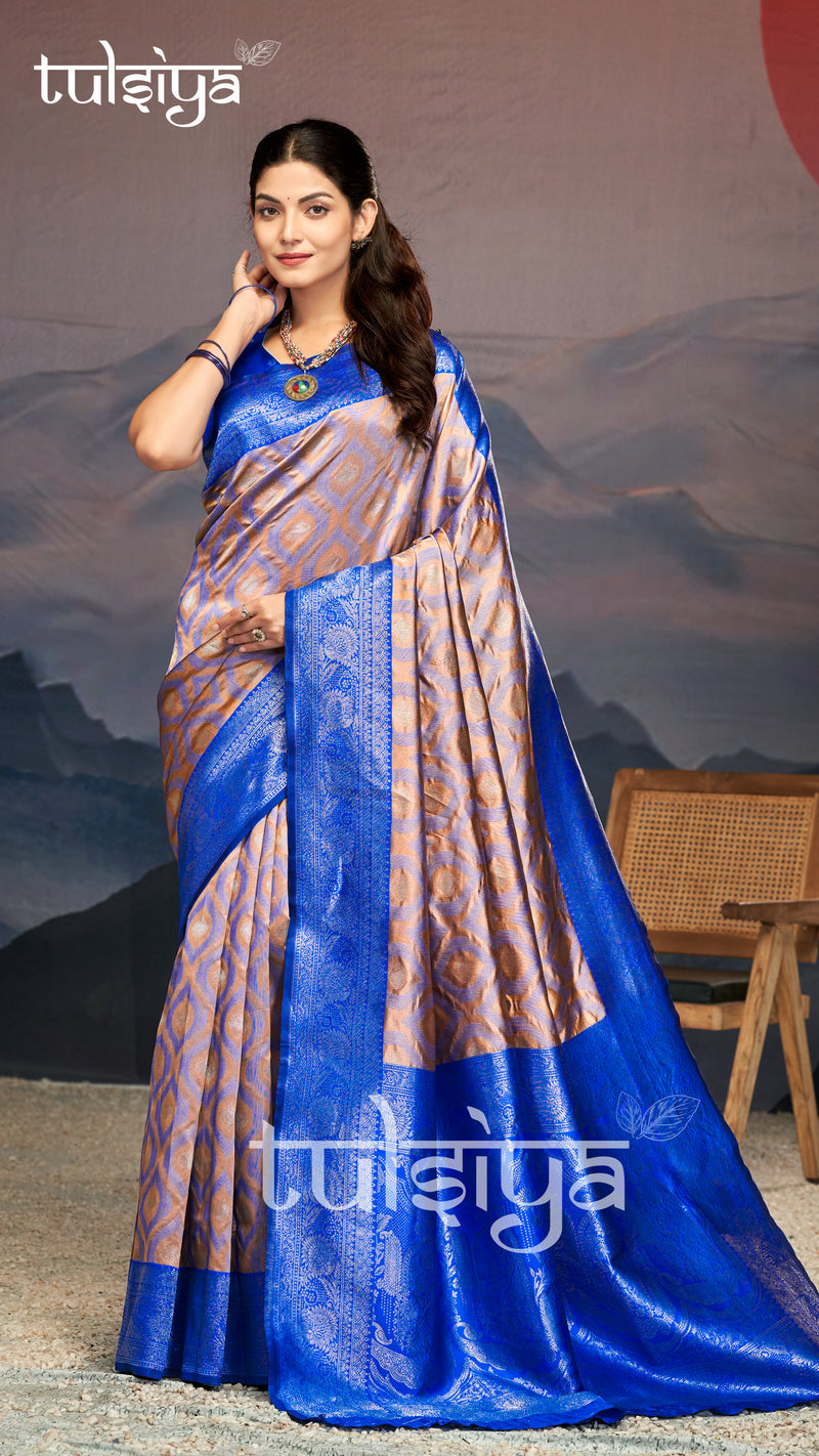 Celestial Blue Soft Silk