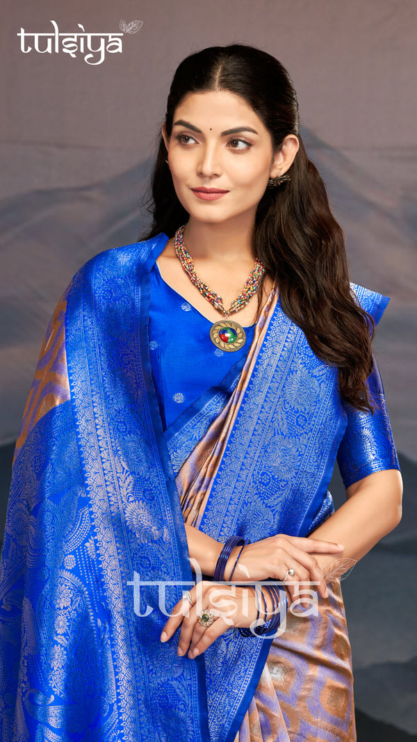 Celestial Blue Soft Silk