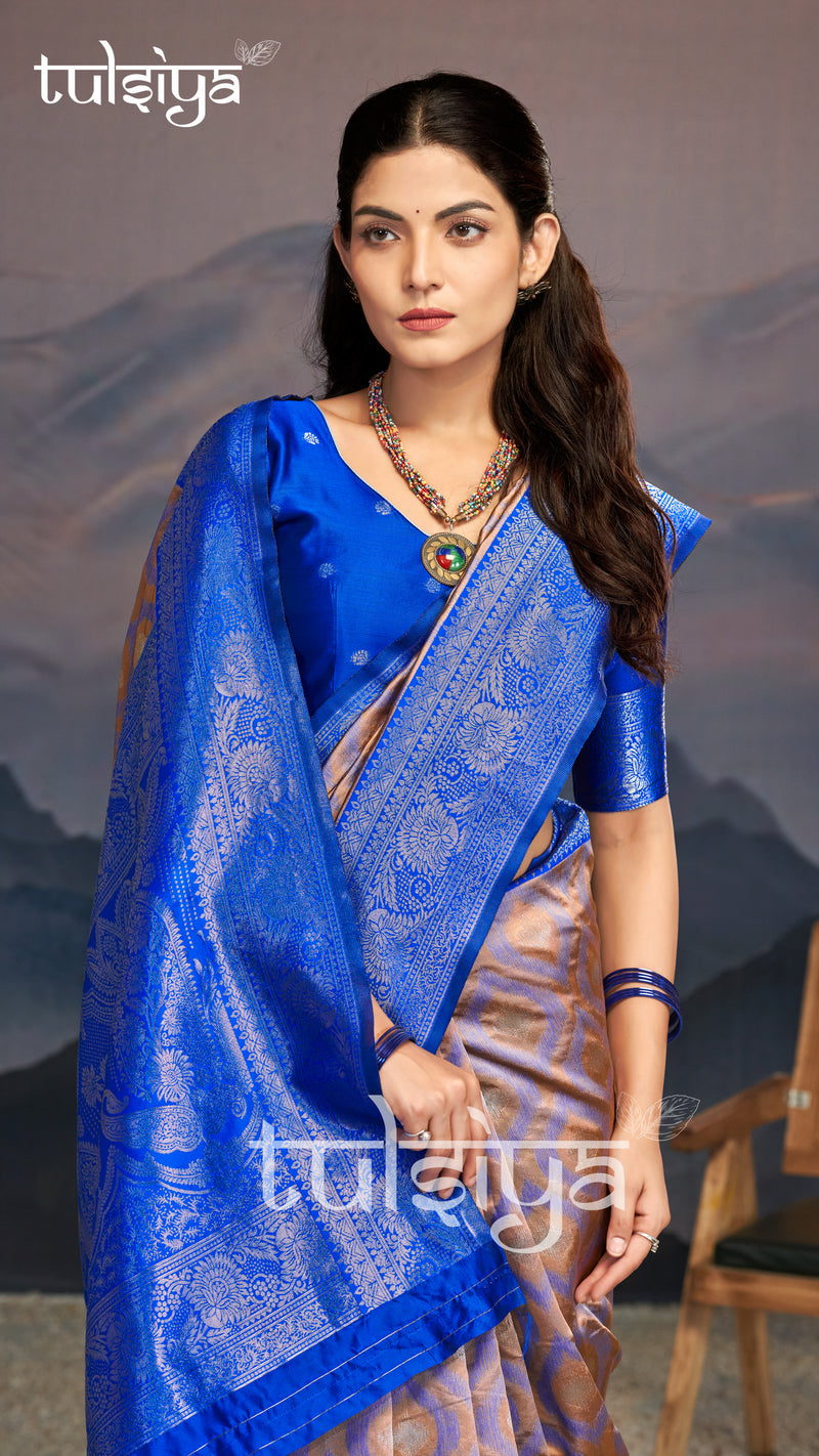Celestial Blue Soft Silk
