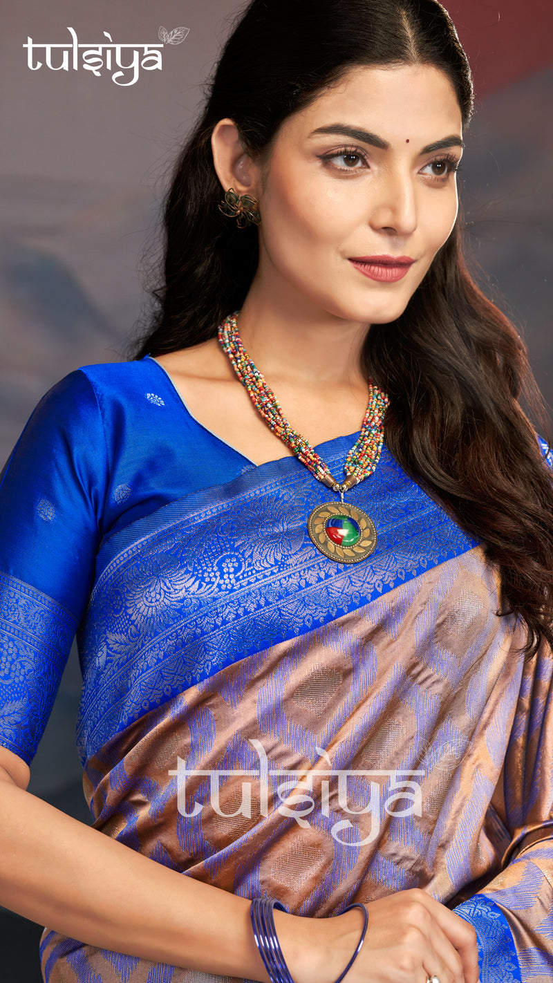 Celestial Blue Soft Silk