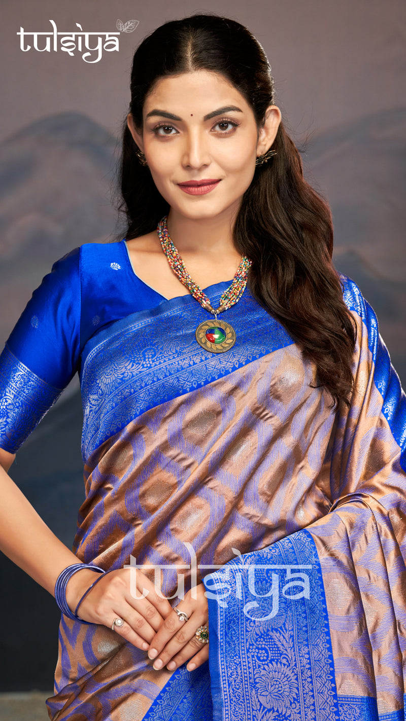 Celestial Blue Soft Silk