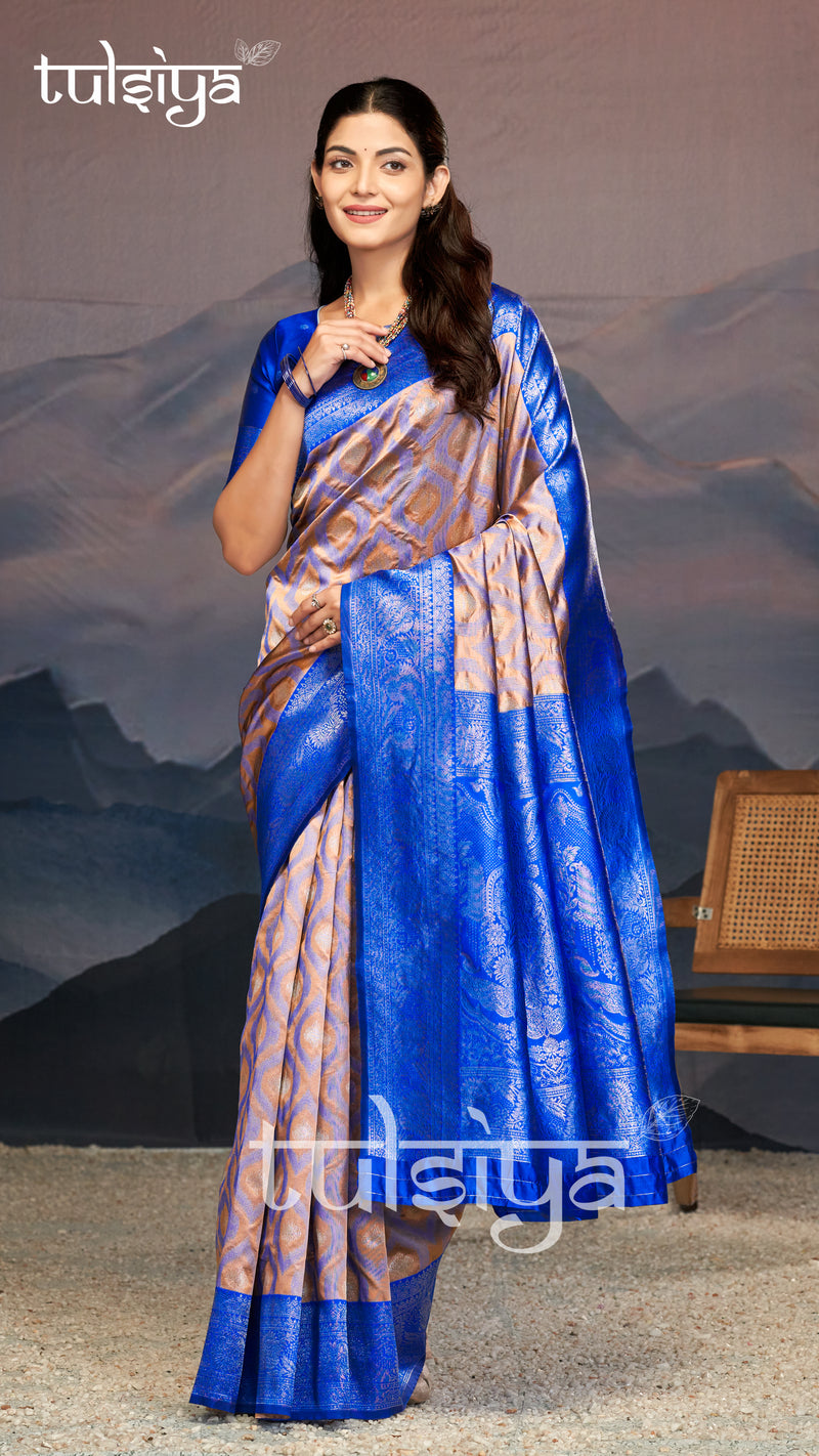 Celestial Blue Soft Silk