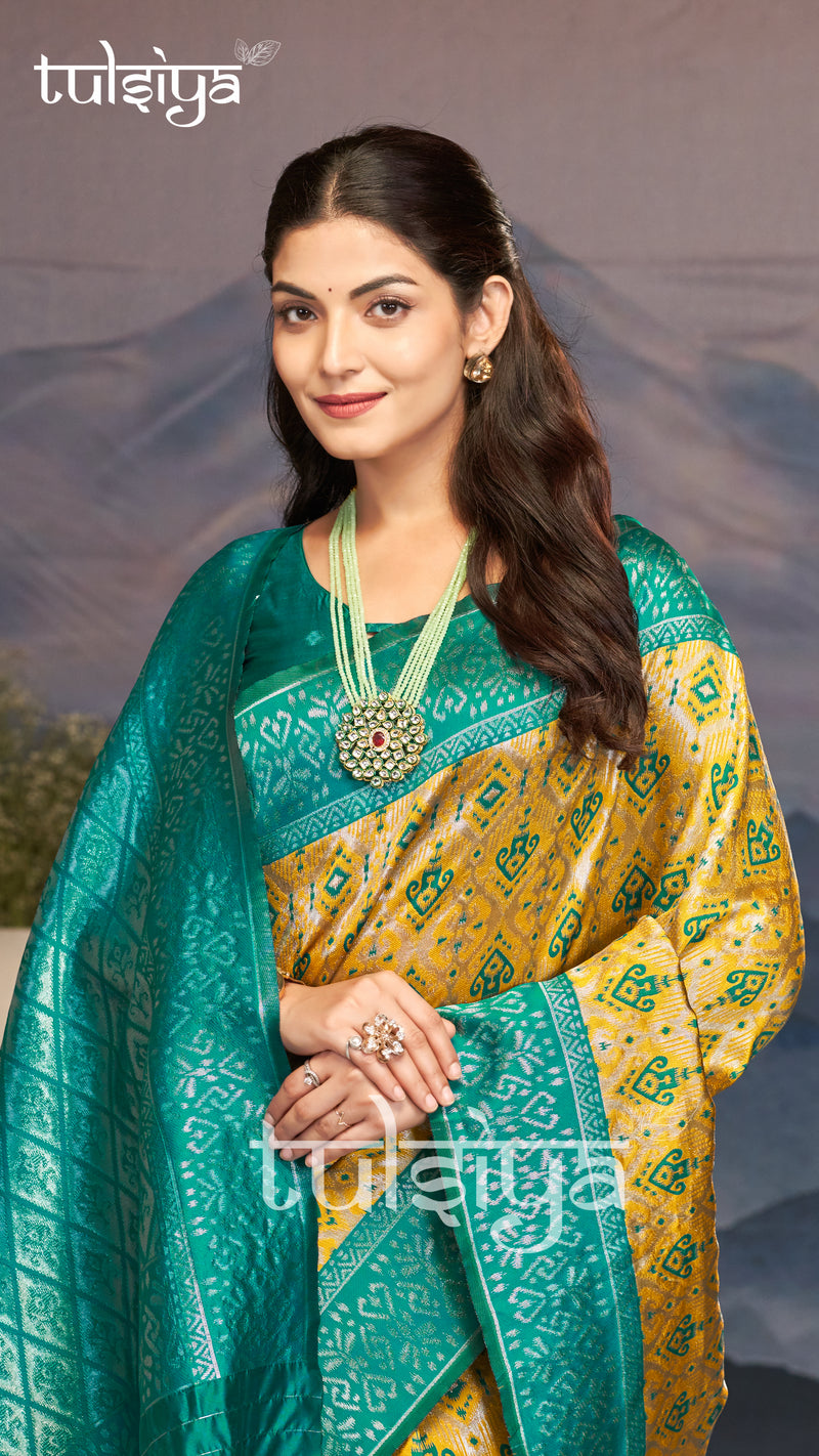 Golden Weave Zari Opulence Saree