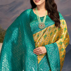 Golden Weave Zari Opulence Saree