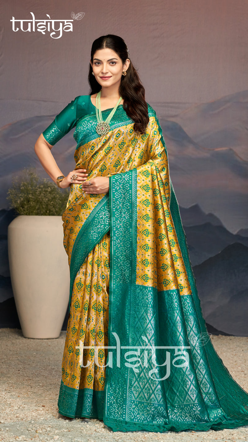 Golden Weave Zari Opulence Saree