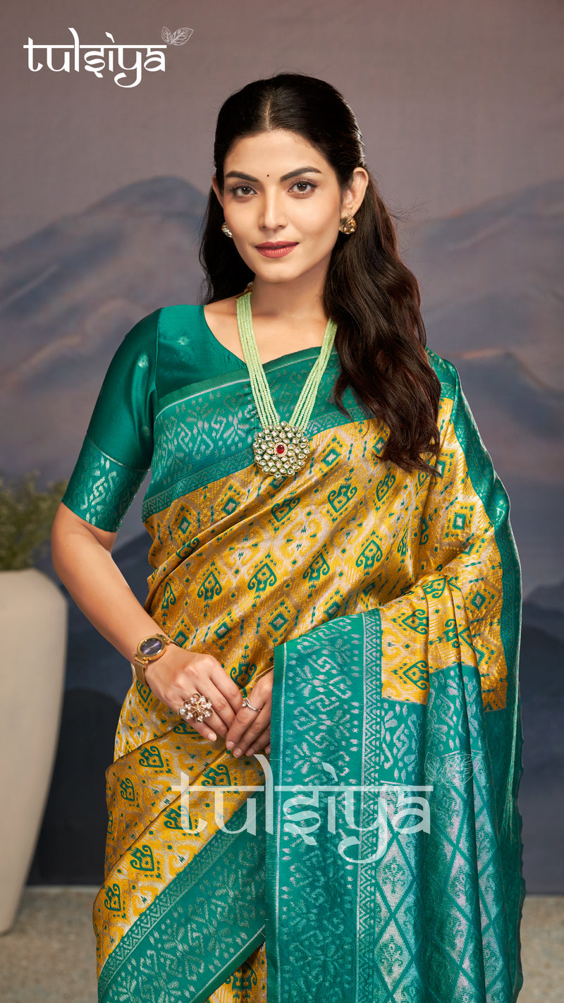 Golden Weave Zari Opulence Saree