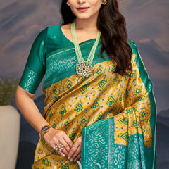 Golden Weave Zari Opulence Saree