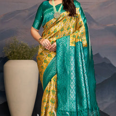Golden Weave Zari Opulence Saree