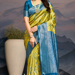 Enchanting Dual-Tone Paithani Drape