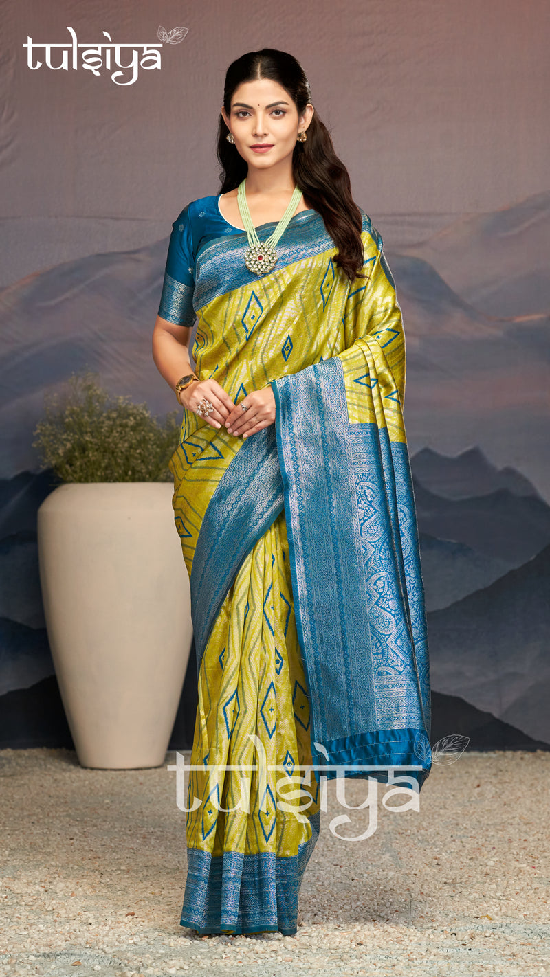 Enchanting Dual-Tone Paithani Drape
