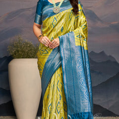 Enchanting Dual-Tone Paithani Drape