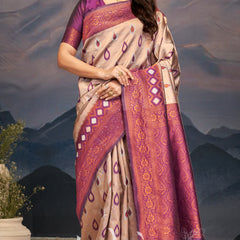 Luxurious Tulsiya Zari South Saree
