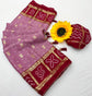 Vaylira Gridloom Bandhej Silk Saree